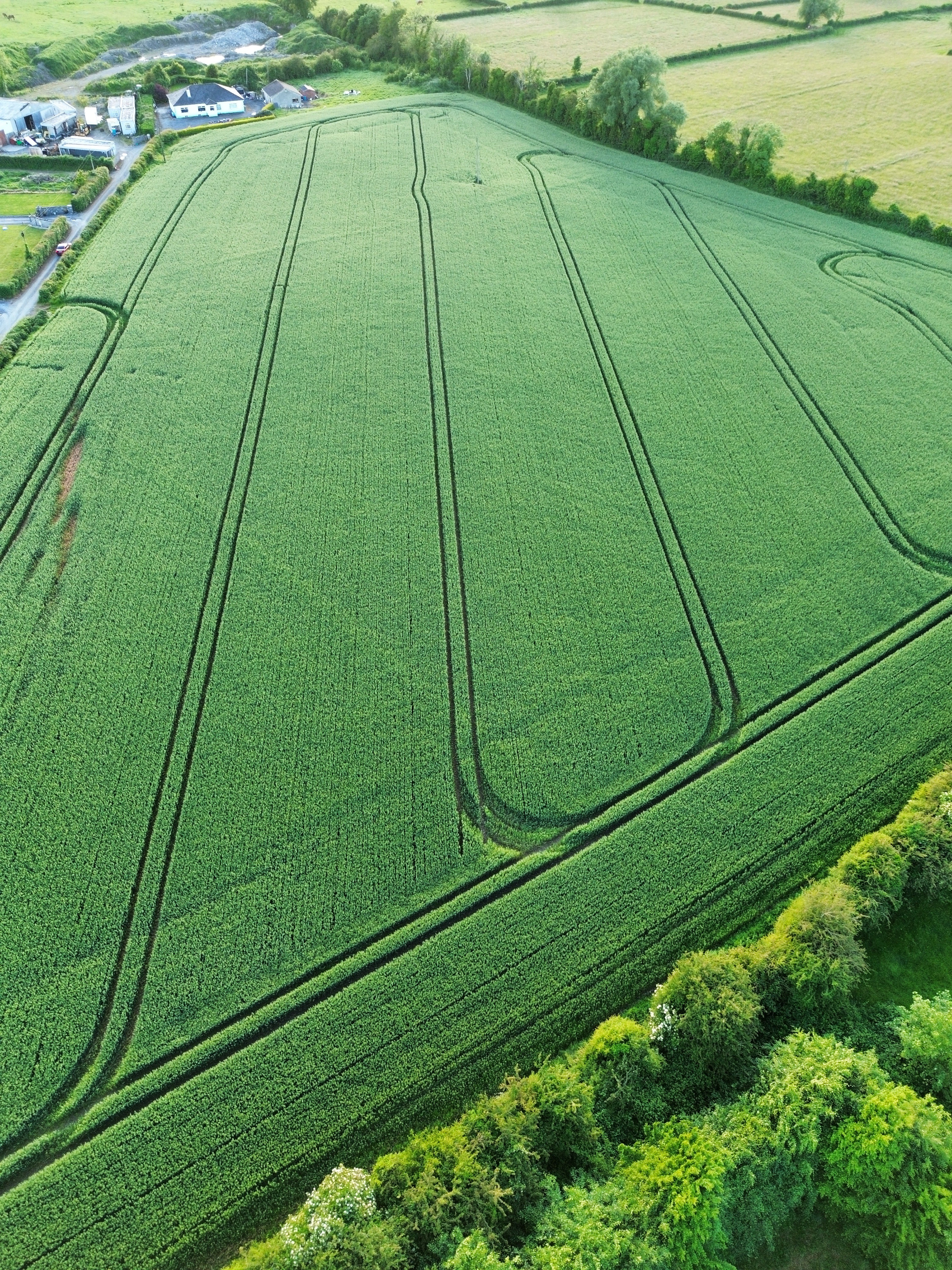 Aerial drone photograph